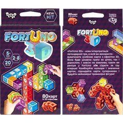 Від 4 шт. Настільна карткова гра 5+ "Fortuno 3D" укр. G-F3D-01-01U/ДТ-МН-14-57