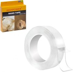 Скотч двосторонній NANO Tape 3см*5м HP1628/1609 прозорий купити дешево в інтернет-магазині