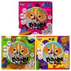 Від 2 шт. Настільна карткова гра на швидкість "Doobl Image Animals" 56 карток 6+ DBI-01-01U-04U