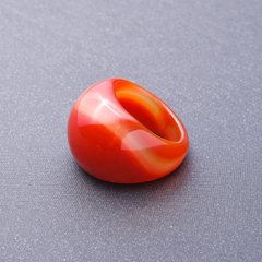 Каблучка перстень із натурального каменю Сердолік р-р 19,20мм купити біжутерію дешево в інтернеті