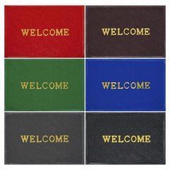 Від 2 шт. Килимок гумовий прямокутний 38*58см "Welcome" 2901-3