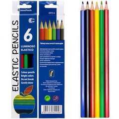 Від 12 шт. Олівець 6 кольорів CR755-6 Luminoso elastico "С" купити дешево в інтернет-магазині
