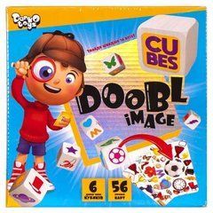 Від 2 шт. Настільна карткова гра на швидкість 5+ "Doobl Image Cubes" укр. DBI-04-01U/ДТ-МН-14-51