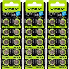 Від 40 шт. Батарейка Videx "таблетка" AG 10 купити дешево в інтернет-магазині