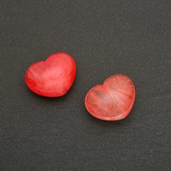 Сувенирный камень Сердце из натурального Халцедона (+-)21х27мм