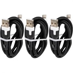 Від 5 шт. USB кабель Apll ткань HY-2 купити дешево в інтернет-магазині