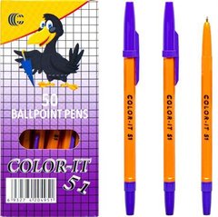 Від 50 шт. Ручка кулькова CORVINA CR51 фіолетова купити дешево в інтернет-магазині