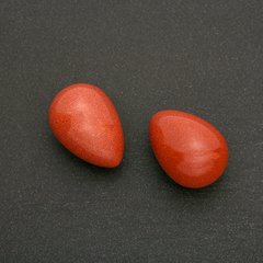 Сувенирное яйцо из натурального камня Авантюрин Золотой песок (+-)30х20мм