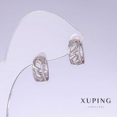 Сережки Xuping L-12мм s-5мм родій