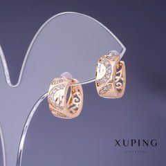 Сережки Xuping 14х7мм "позолота 18К"