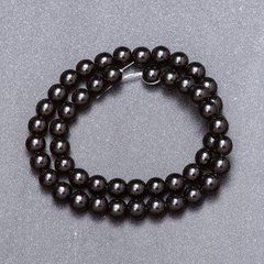Намистини Агат прес. На нитці d- 8мм L- 37см + -