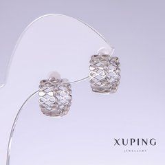 Сережки Xuping L-13мм s-7мм родій