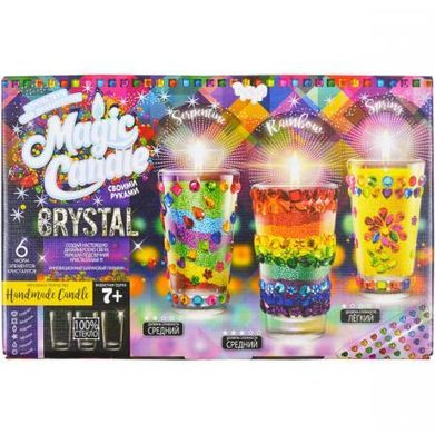Набір парафінові свічки з кристалами "MAGIC CANDLE CRYSTAL" MgC-02-01 купити дешево в інтернет-магазині