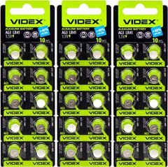 Від 40 шт. Батарейка Videx "таблетка" AG 3 купити дешево в інтернет-магазині