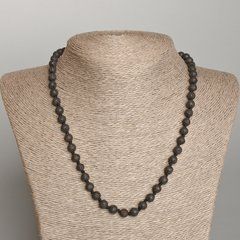 Намисто Лава кулька d-6мм+- L-46см+-