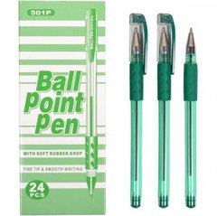От 24 шт. Ручка масляная 501P Original зеленая купить оптом дешево в интернет магазине