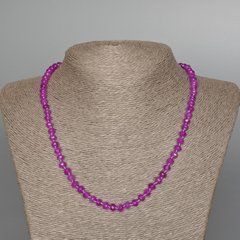 Намисто Аметист іміт. гранований рондель d-6х4мм+- L-49см + -