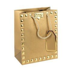 Від 12 шт. Пакет подарунковий 31х42х12см із тисненням фольгою GOLD HL-1913