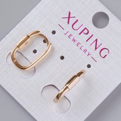 Сережки Xuping d-17х3мм+-, позолота 18К купити біжутерію дешево в інтернеті