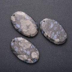 Кулон з натурального каменю Яшма овал 55х35мм купити біжутерію дешево в інтернеті