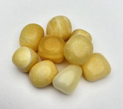 Сувенірний натуральний камінь Жовтий Онікс галтування 22х18мм( +-) фасовка 100гр купить бижутерию дешево