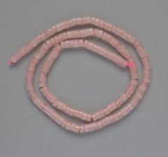 Намистини Рожевий Кварц натуральний камінь рубка d-4х2мм+- L-39см + - на нитці купити біжутерію дешево в