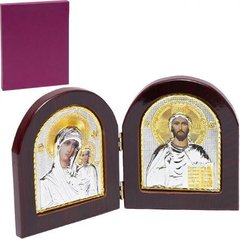 Ікона складень "Богородиця та Ісус Христос" 33-87 22,5*13см купити дешево в інтернет-магазині