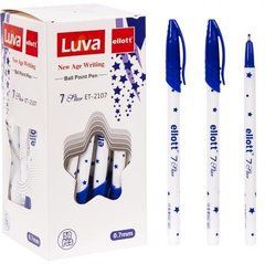 Від 50 шт. Ручка масляна"Luva" "Ellott" ET2107-50 синя купити дешево в інтернет-магазині