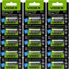 Від 5 шт. Батарейка Videx 23A "міні бочонок" купити дешево в інтернет-магазині