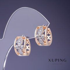 Сережки Xuping 15х9мм "позолота 18К"