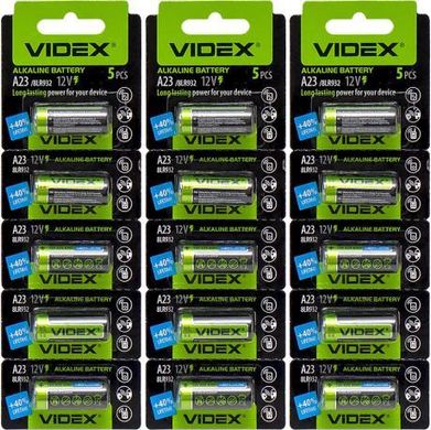 Від 5 шт. Батарейка Videx 23A "міні бочонок" купити дешево в інтернет-магазині