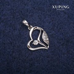 Кулон Xuping Серце 15х18х23мм Родій