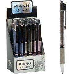 Від 24 шт. Ручка масляна PIANO автоматична PT-011 синя