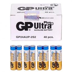 Від 40 шт. Батарейка GP 24АUP-2S2 по 2 шт AlkalineUltra Plus купити дешево в інтернет-магазині