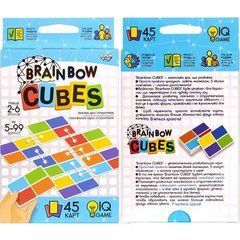 Від 4 шт. Настільна карткова логічна гра 5+ "Brainbow CUBES" G-BRC-01-01/ДТ-МН-14-49