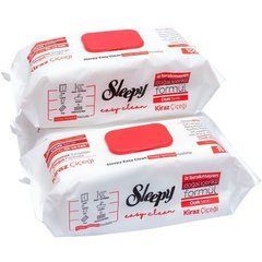 Від 2 шт. Вологі серветки для прибирання 100шт ТМ SLEEPY Easy Clean Cherry червоний клапан