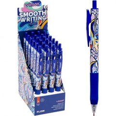 Від 24 шт. Ручка масляна VINSON FLOW синя 558 автоматична купити дешево в інтернет-магазині