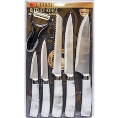 Набір металевих ножів на блістері, 6 предметів ALM-P002 купити дешево в інтернет-магазині