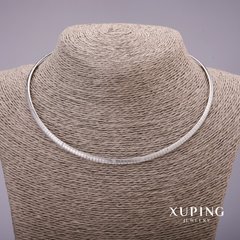 Цепочка-кольцо Xuping Родий L - 42мм d - 4мм купить оптом дешево в интернет магазине