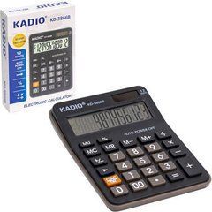 Від 2 шт. Калькулятор 15*10,6*2,8см офісний Kadio KD-3866B