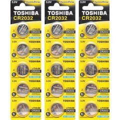 Від 10 шт. Батарейка Toshiba "таблетка" CR 2032 купити дешево в інтернет-магазині