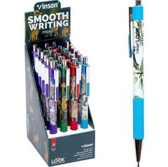 Від 24 шт. Ручка масляна VINSON LOOK синя 168 автоматична купити дешево в інтернет-магазині