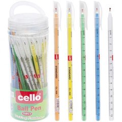 Від 50 шт. Ручка масляна "Ball Pen" Cello CL369 синя купити дешево в інтернет-магазині