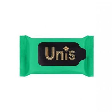 Від 6 шт. Салф. вл. антибактеріальні "UNIS" Perfume Green 15 шт. купити дешево в інтернет-магазині